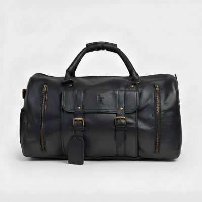 Full-Grain Leather Duffel Bag