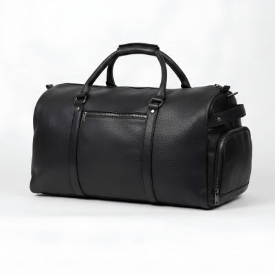 Full-Grain Leather Duffel Bag