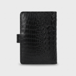 Croc-Embossed Leather Notebook