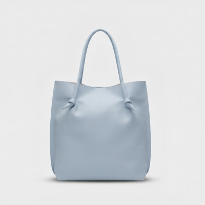 Sky Blue Knotted Tote Bag