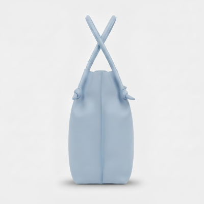 Sky Blue Knotted Tote Bag